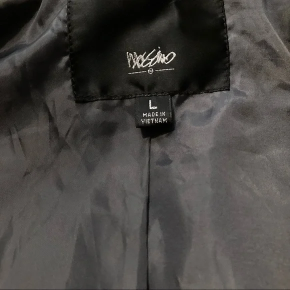 Mossimo Supply Co Black (Hoodless) Wind Rain Utility Jacket Large - Picture 9 of 9